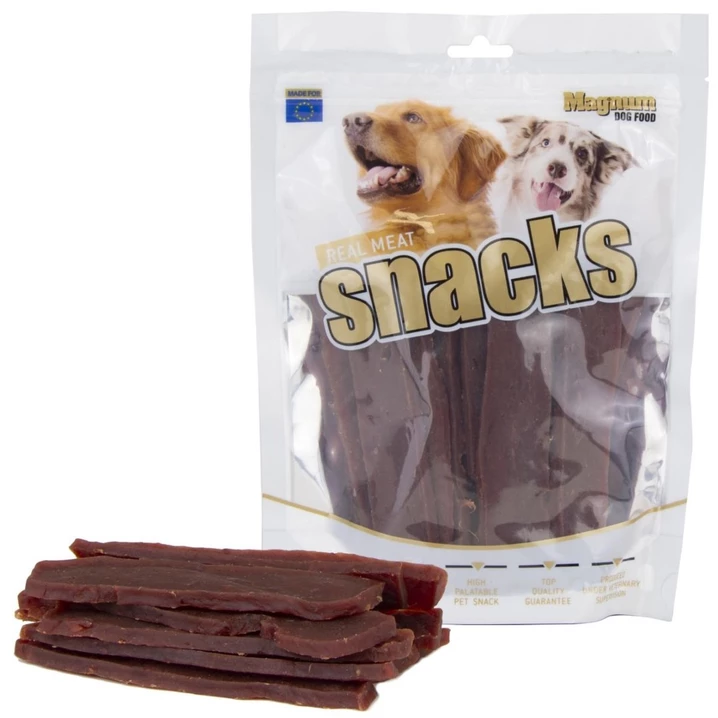MAGNUM Snacks paski - miękkie przysmaki dla psów, jagnięcina 250 g