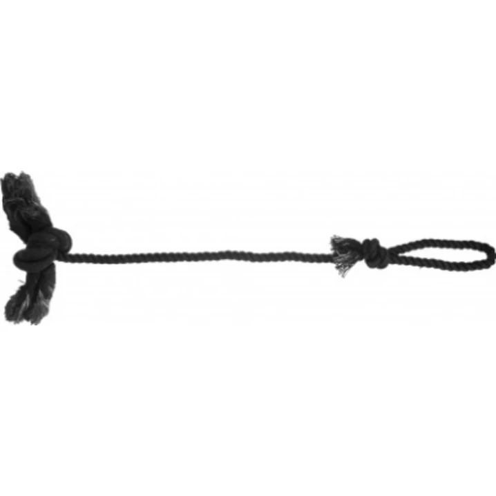 TRIXIE długi sznurkowy szarpak dla psa z rączką i frędzlami, 70 cm - 3