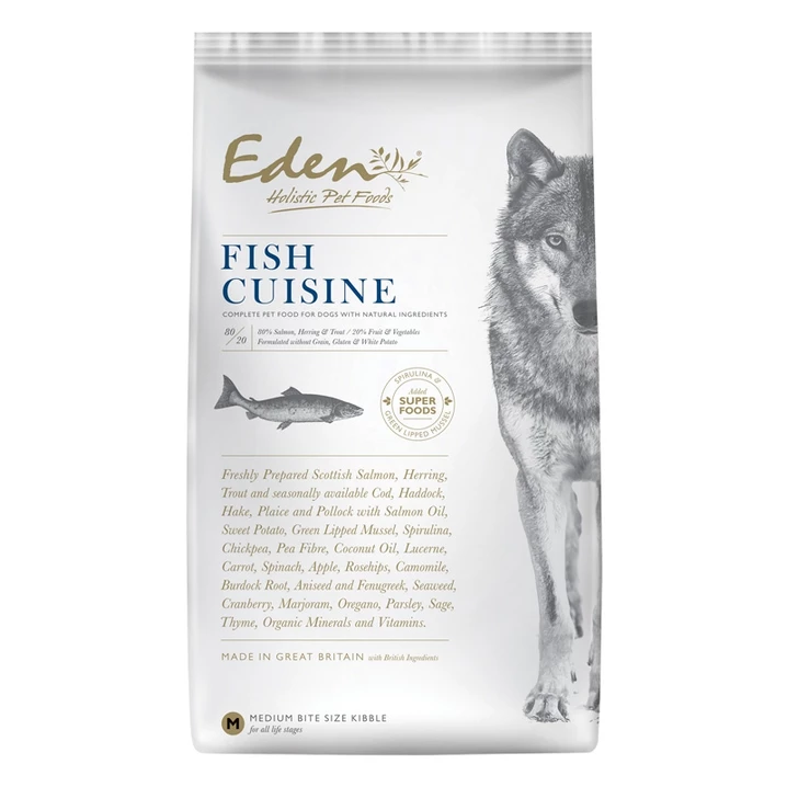 EDEN Fish Cuisine - sucha karma dla małego psa, łosoś ze śledziem, S 2 kg
