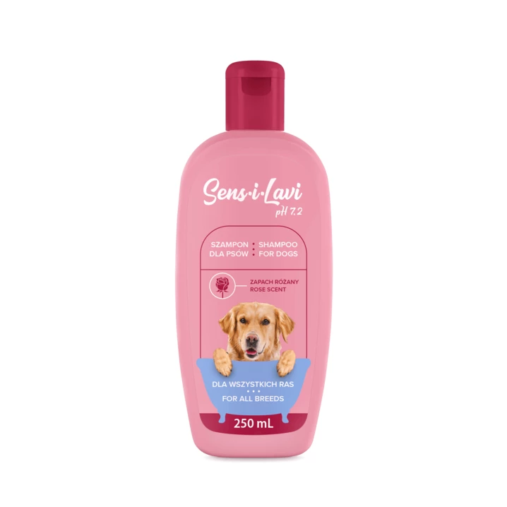 SENS-I-LAVI szampon dla wszystkich ras psów - micelarny, o delikatnym różanym zapachu 250ml