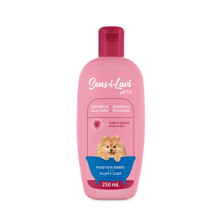 SENS-I-LAVI szampon dla psów o puszystej sierści - micelarny, o delikatnym różanym zapachu 250ml