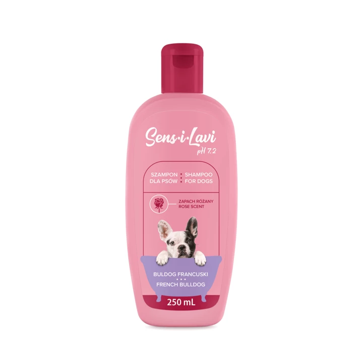 SENS-I-LAVI szampon dla psów rasy buldog francuski - micelarny, o delikatnym różanym zapachu 250ml