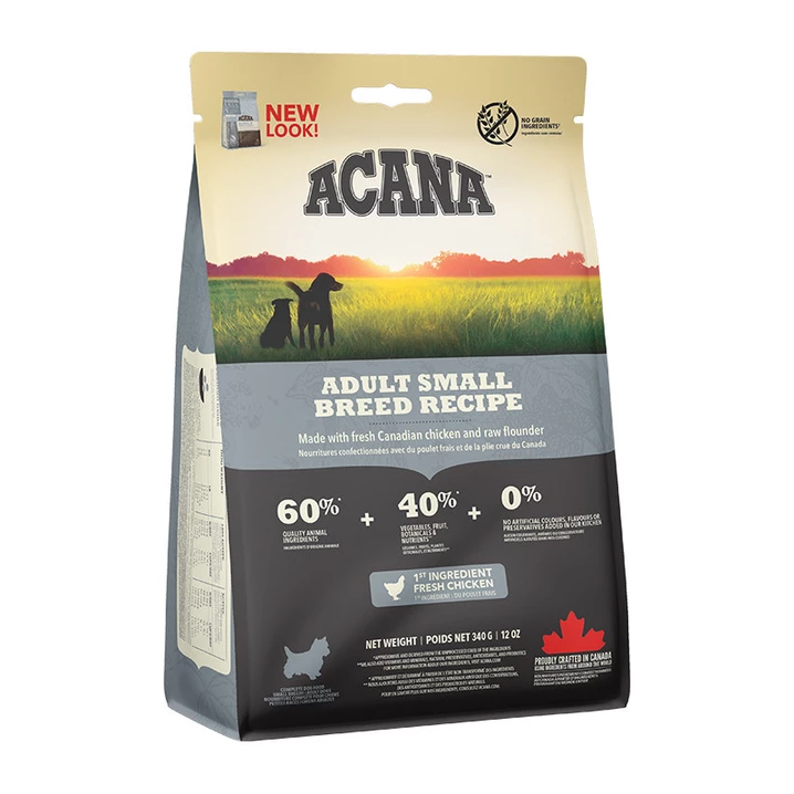 ACANA Adult Small Breed Recipe - bezzbożowa, sucha karma dla psów dorosłych ras małych, drób i ryby