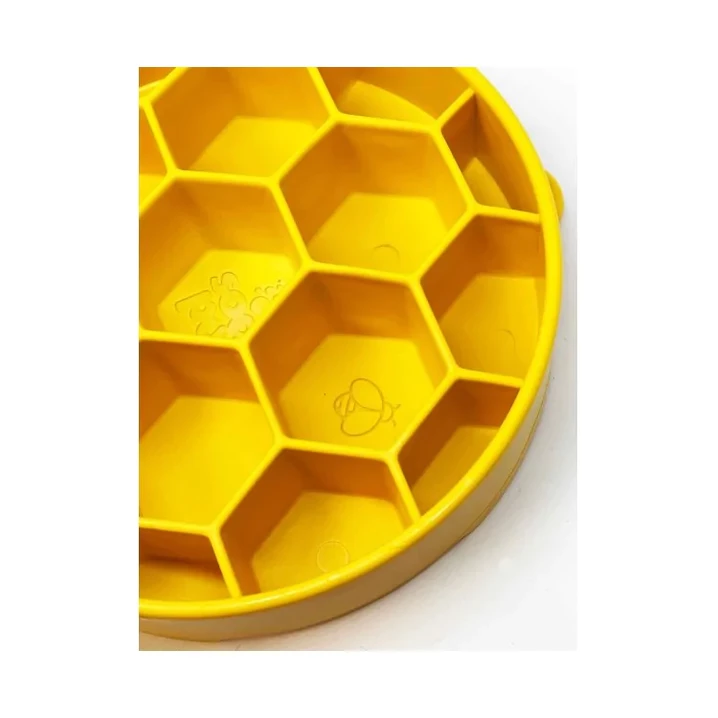 SODA PUP Honeycomb ebowl - miska spowalniająca dla psa, plaster miodu żółty - 4