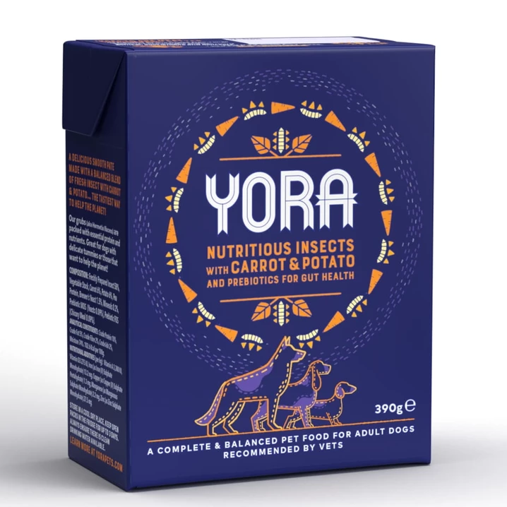 YORA Nutritious Insects - ekologiczna, mokra karma dla psa z alergiami pokarmowymi, białko insektów 390g