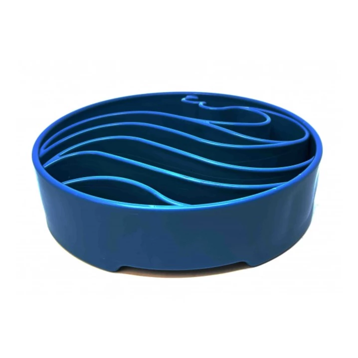 SODA PUP Wave Design ebowl blue - miska spowalniająca dla psów, fala niebieska - 2