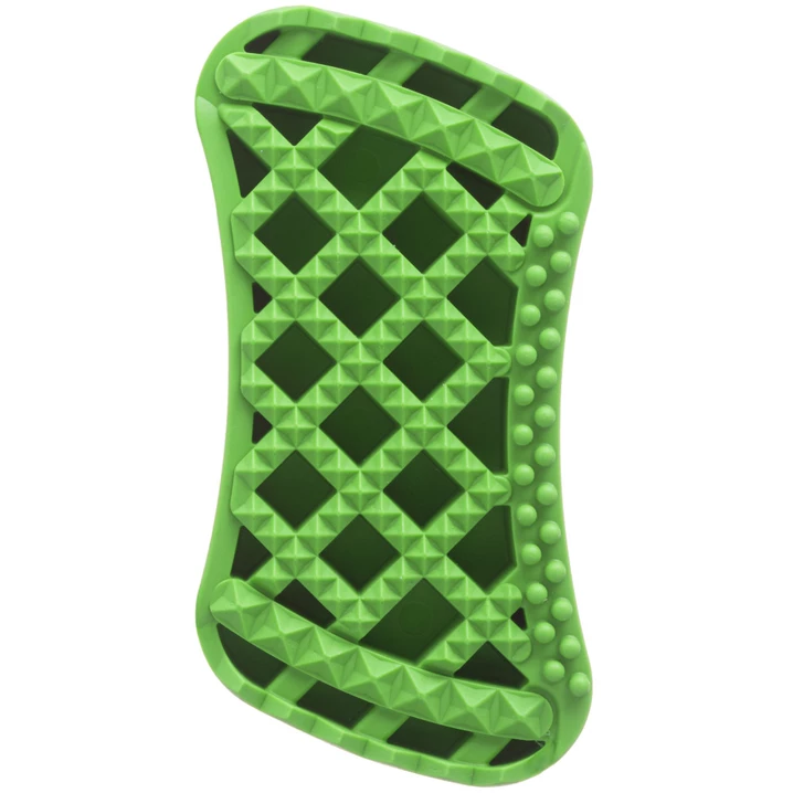 PET+ME Soft Silicone Brush Green - szczotka silikonowa dla małych psów i kotów z długą, gęstą sierścią - 4