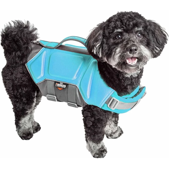 DOG HELIOS Life jacket - kapok dla psa, niebieski - 4