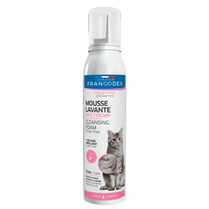 FRANCODEX Mousse Lavante - pianka myjąca bez spłukiwania kotów 150 ml