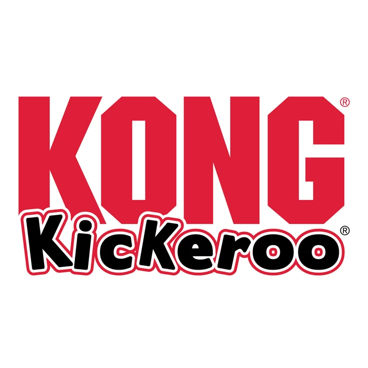 KONG® Kickeroo -  duża, mocna zabawka do tarmoszenia, szeleszczący kopacz dla kotów z kocimiętką 40cm - 5