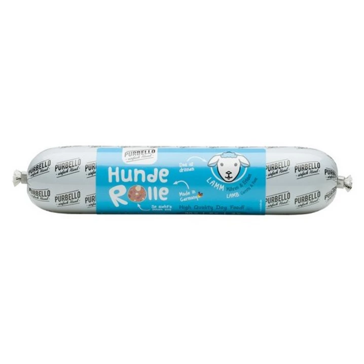 PURBELLO Dog Monoprotein - mięsna karma dla psa w formie kiełbasy, jagnięcina 400 g