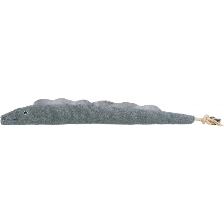 TRIXIE Be Nordic - długi pluszowy węgorz Karl ze sznurem, 75 cm - 2