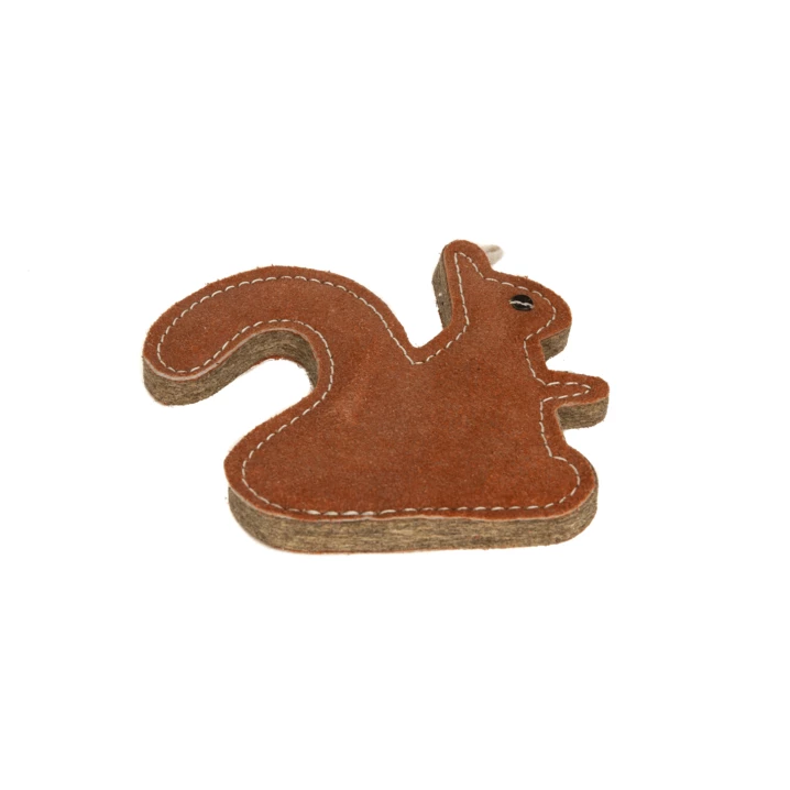 CHICO TREND wiewiórka  - zabawka dla psa z wytrzymałej skóry i grubego filcu - 4