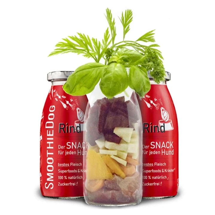 SMOOTHIE DOG - naturalna, płynna przekąska dla psów, wołowina 250ml - 3