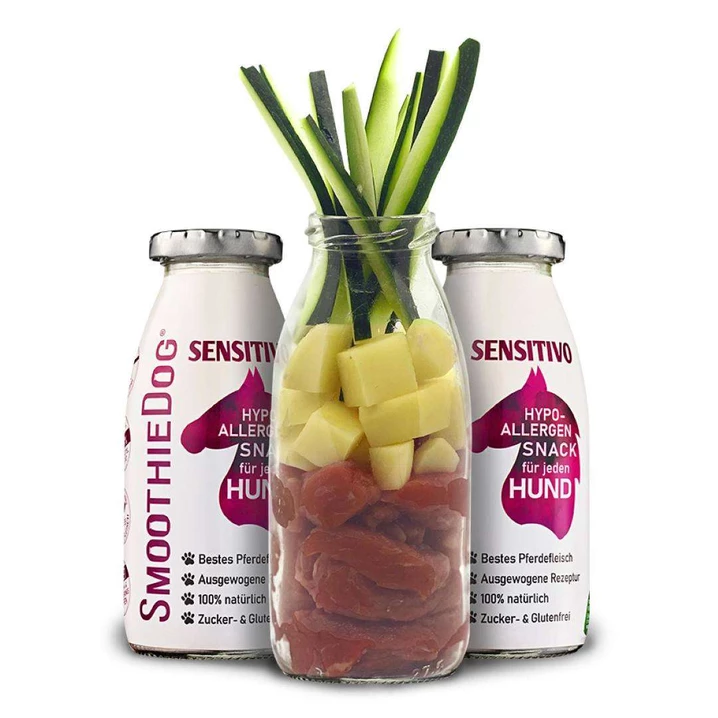 SMOOTHIE DOG - naturalna, płynna przekąska dla psów, konina 250ml - 2