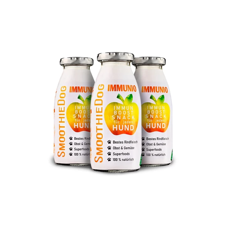 SMOOTHIE DOG Immunio Boost - naturalna, płynna przekąska dla psów, wołowina 250ml