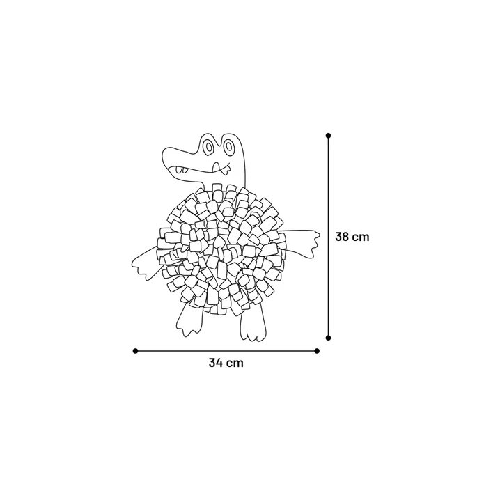 FLAMINGO Krokodyl - urocza mata węchowa dla małego psa lub kota - 3