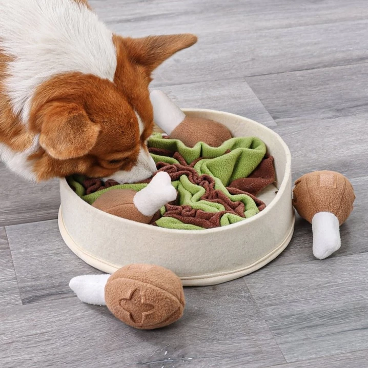 DOGLEMI Pycha Micha - zabawka węchowa dla psa z licznymi kieszonkami na smakołyki - 2