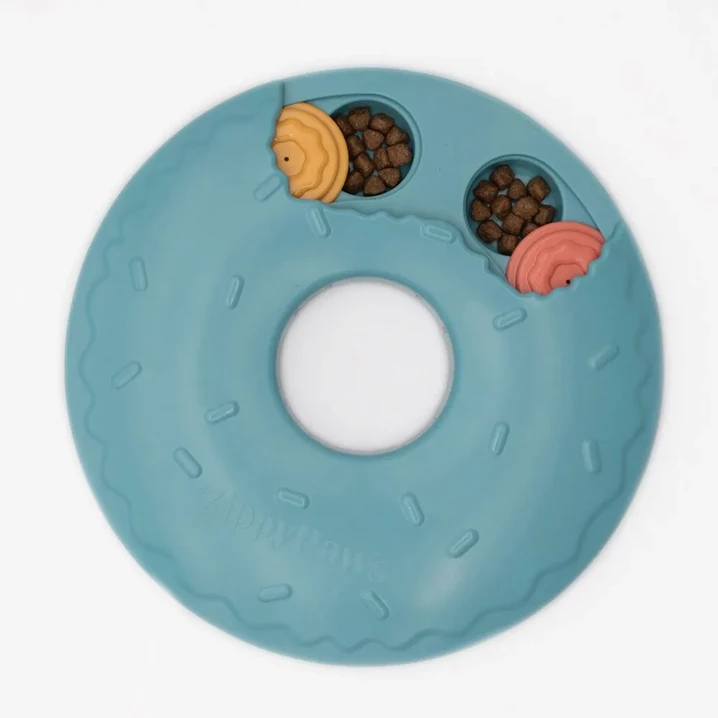 ZIPPY PAWS Donut Slider - wesoła łamigłówka dla psa w kształcie pączka, zabawka interaktywna dla małych i średnich psów - 2