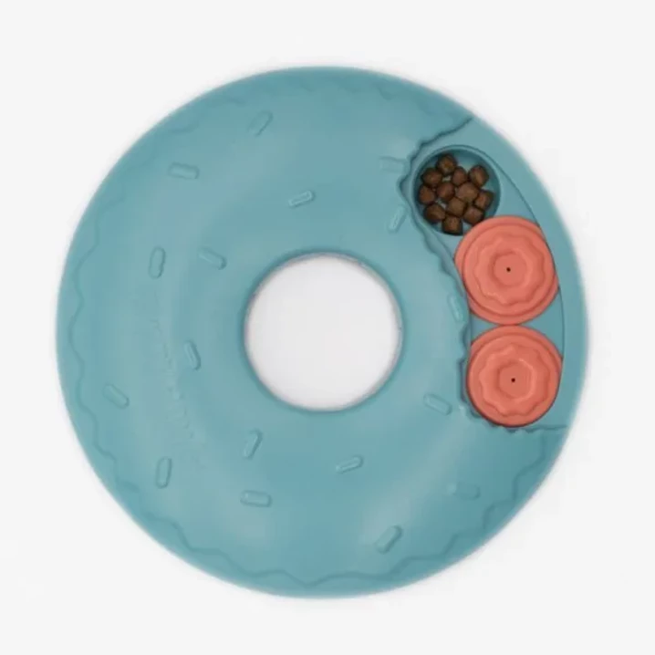 ZIPPY PAWS Donut Slider - wesoła łamigłówka dla psa w kształcie pączka, zabawka interaktywna dla małych i średnich psów - 3