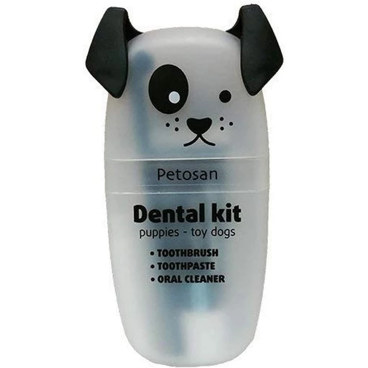 PETOSAN - kompletny zestaw do czyszczenia zębów dla szczeniąt w wygodnym opakowaniu - 3