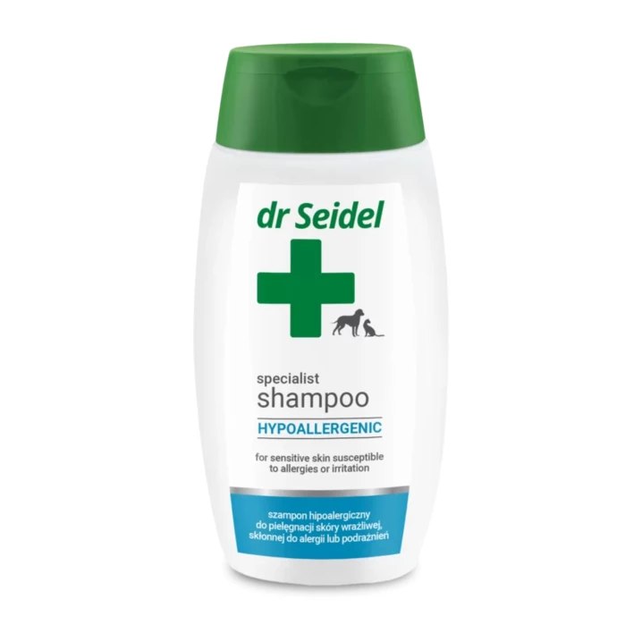 DR SEIDEL - szampon hipoalergiczny dla psów i kotów, bezzapachowy 220 ml