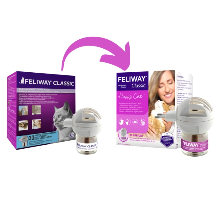 CEVA Feliway - feromony uspokajające dla kotów dyfuzor + wkład 48 ml, na 30 dni - 3