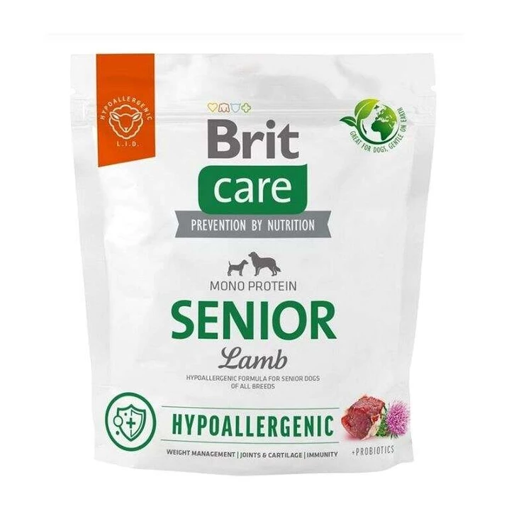 BRIT CARE Hypoallergenic Senior Lamb - sucha karma dla psów starszych, seniorów z jagnięciną - 2