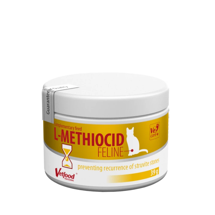 VETFOOD L-Methiocid for Cat - preparat zakwaszający mocz dla kotów 39g