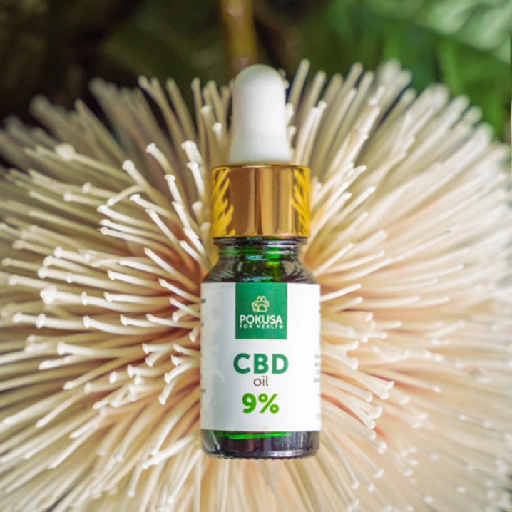 POKUSA GreenLine CBD oil 9% - olejek CBD z olejem z łososia dla psów i kotów 10ml - 2