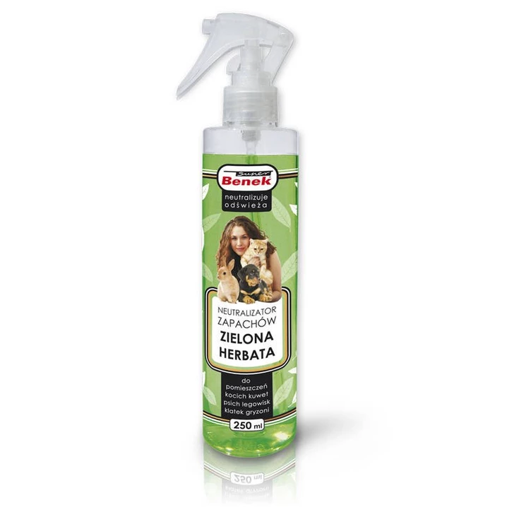 Benek neutralizator - pochłaniacz zapachów w sprayu, zielona herbata 250ml