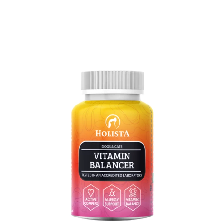HOLISTA Vitamin Balancer suplement witaminowo - mineralny dla psów i kotów, w formie tabletek 90 szt.