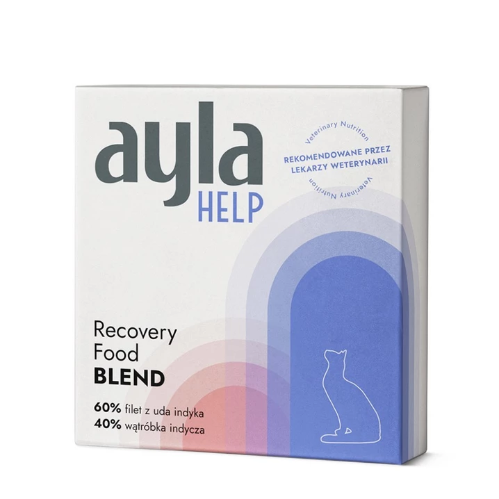 AYLA Help Recovery Food Blend - liofilizowana wątróbka i filet z uda indyka, na poprawę apetytu dla kotów 28g