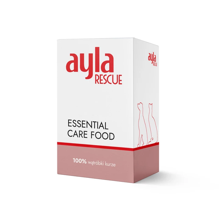 AYLA Rescue Essential Care Food karma ratunkowa dla psów i kotów, liofilizowane wątróbki kurze 50g