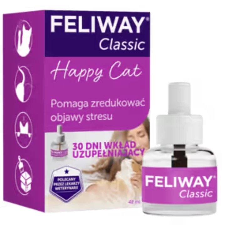 CEVA Feliway - feromony uspokajające dla kotów, wkład uzupełniający 48 ml, na 30 dni