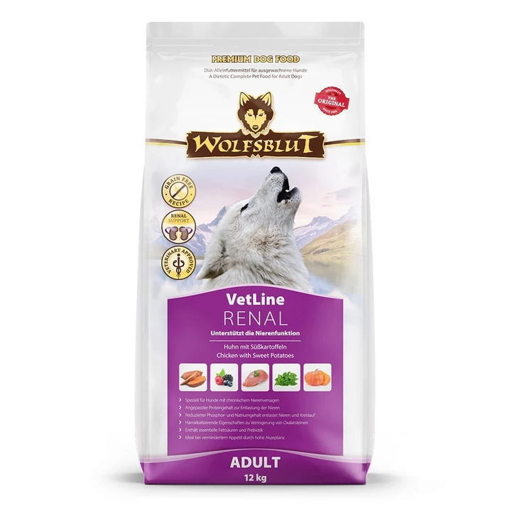 WOLFSBLUT VetLine Renal - sucha karma dla psów z chorobami nerek, kurczak 2kg