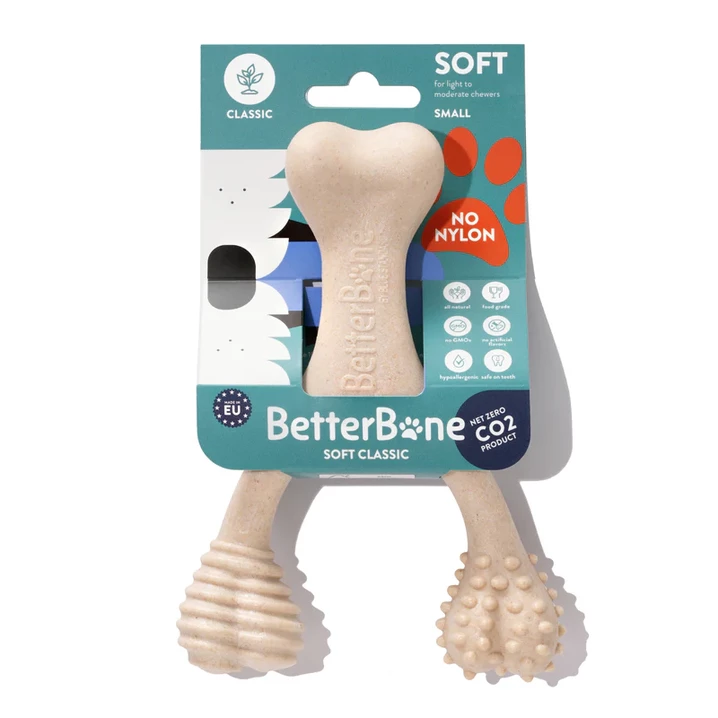 BETTER BONE Soft Classic - gryzak z bezpiecznej celulozy roślinnej, dla szczeniąt i psów delikatnych