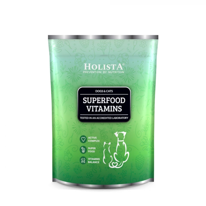 HOLISTA Superfood Vitamins - naturalne witaminy i minerały dla dorosłych psów i kotów, w proszku - 2