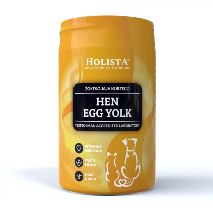 HOLISTA Hen Egg Yolk - żółtko jaja kurzego dla psów i kotów