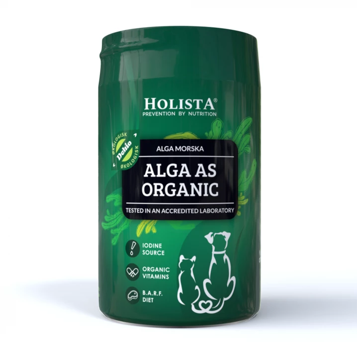 HOLISTA Alga As Organic - organiczne algi morskie dla psów i kotów, w proszku
