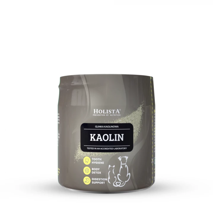 HOLISTA Kaolin - naturalna glinka kaolinowa dla psów i kotów 70g