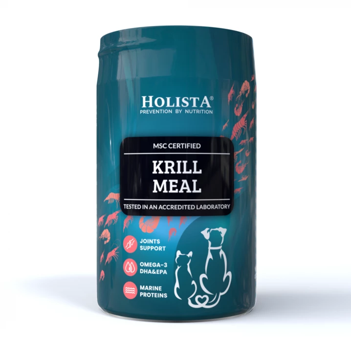 HOLISTA Krill Meal - mączka z kryla arktycznego dla psów i kotów