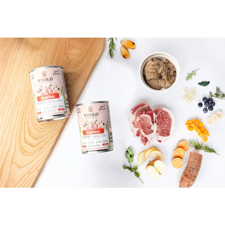 YDOLO  Healthy&Pure Iberico - wysokomięsna, mokra karma dla psa z mięsa wieprzowiny Iberico 400g - 2
