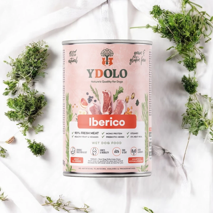 YDOLO  Healthy&Pure Iberico - wysokomięsna, mokra karma dla psa z mięsa wieprzowiny Iberico 400g - 4
