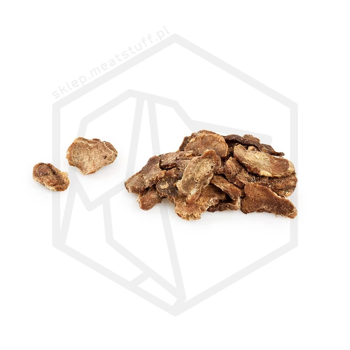 MEATSTUFF Przysmaki z Pańskiego Stołu - kruche chipsy z polędwicy wieprzowej 100% mięsa 75g - 2