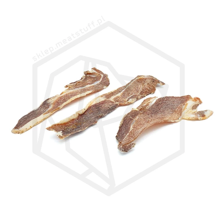 MEATSTUFF Przysmaki z Pańskiego Stołu - aromatyczne plastry z karkówki wieprzowej 100% mięsa 75g - 2