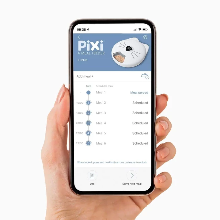 CATIT Pixi Smart - automatyczna miska dla kota na 6 porcji karmy, z wkładami chłodzącymi i opcją sterowania z aplikacji - 12