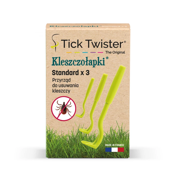 TICK TWISTER  kleszczołapki, przyrząd do usuwania kleszczy u psów i kotów, w trzech rozmiarach
