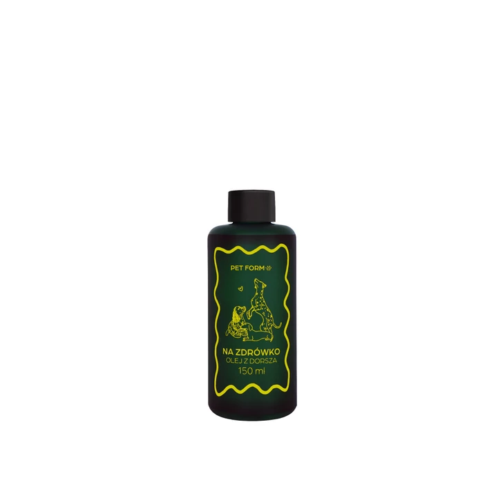 PET FORM LABS Olej na zdrówko - mieszanka olejów z dorsza, konopi i kryla 150ml