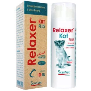 SCANVET Relaxer Kot Plus -  preparat uspokajający dla kotów 100 ml